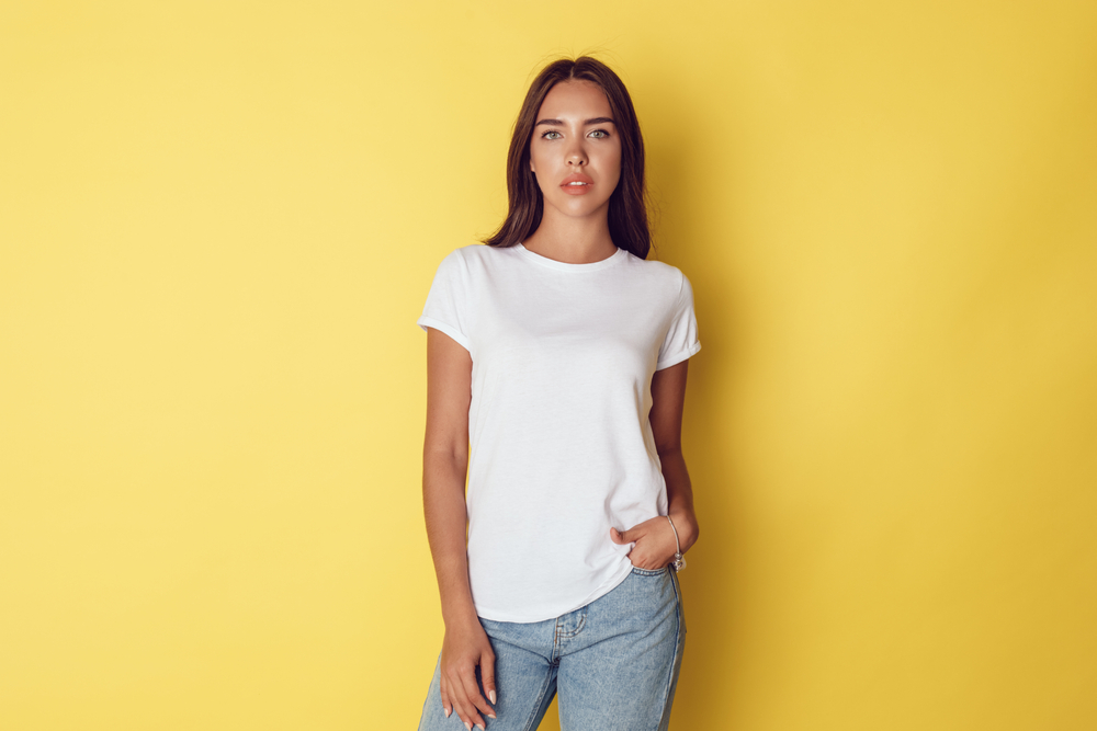 White blank T-shirt — WRAPLO apparel & accessories supplier